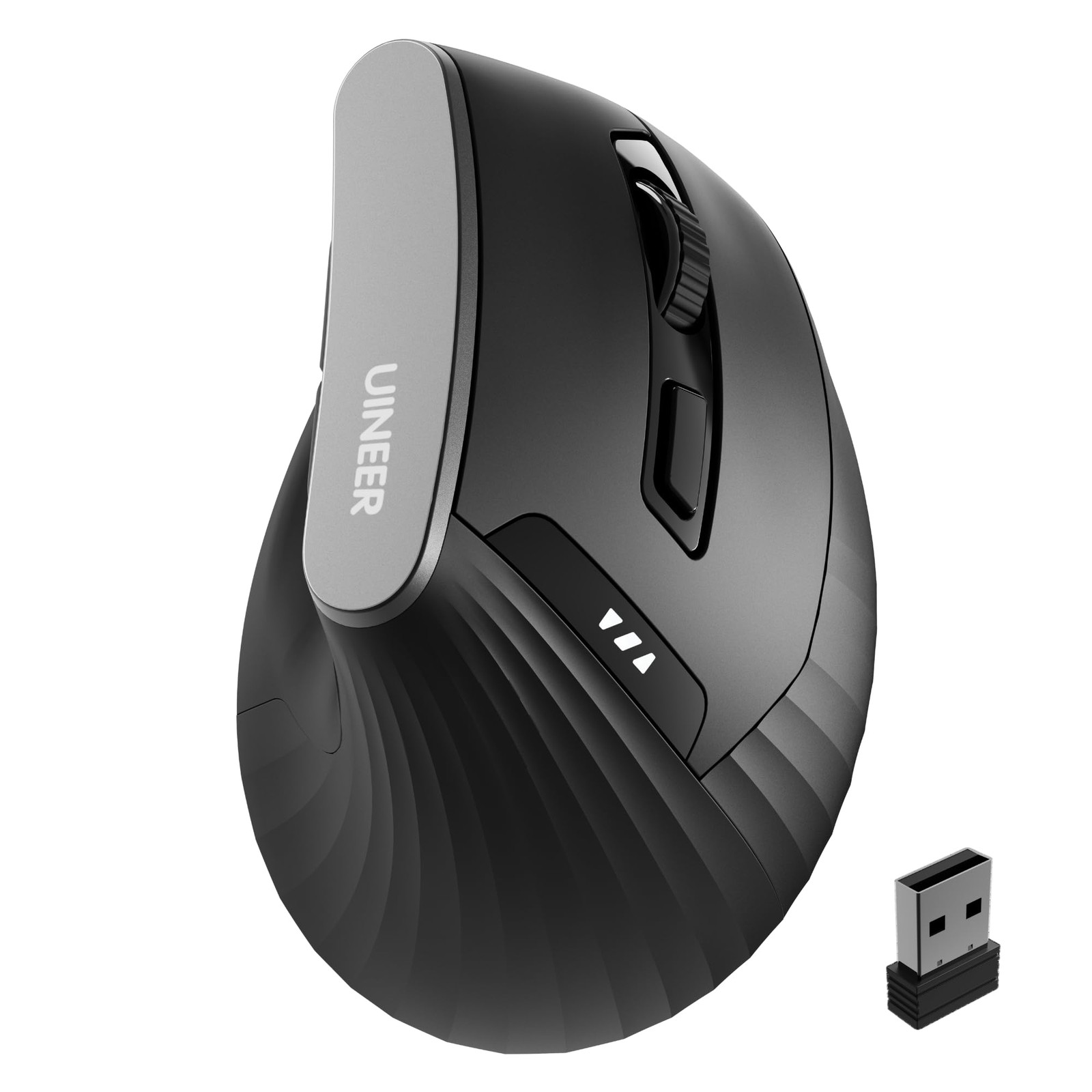 Ergonomic Mouse, Vertica Wireless Mouse 2.4G with USB A Receiver, 2400 DPI Op...