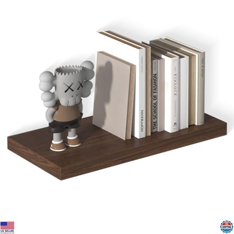 Large Floating Shelves for Wall 24" W x 12" D x 1.2" H Deep Floating Shelves 1