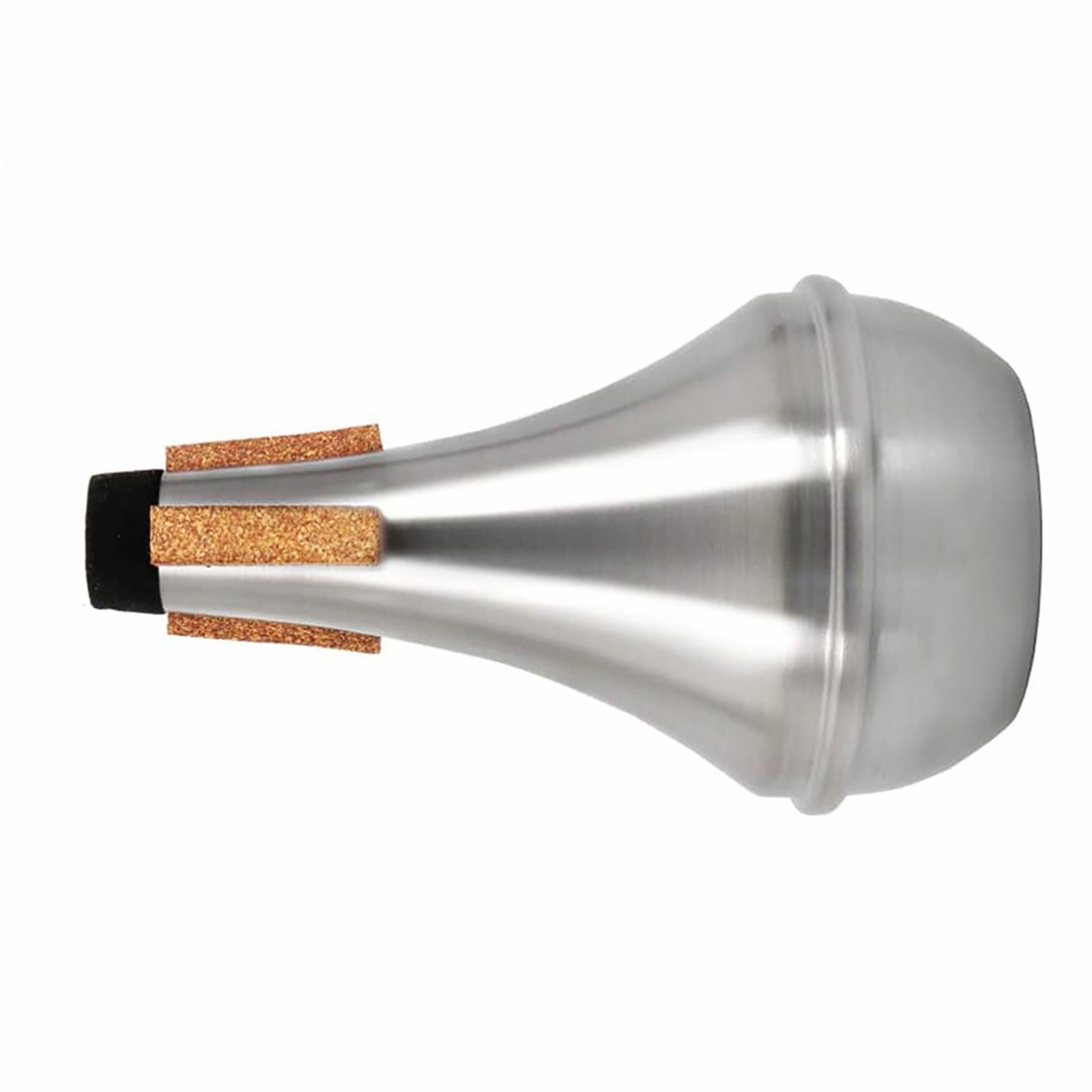 Aluminum Trumpet Straight Practice Mute for Jazz Trumpet Muffler Silencer