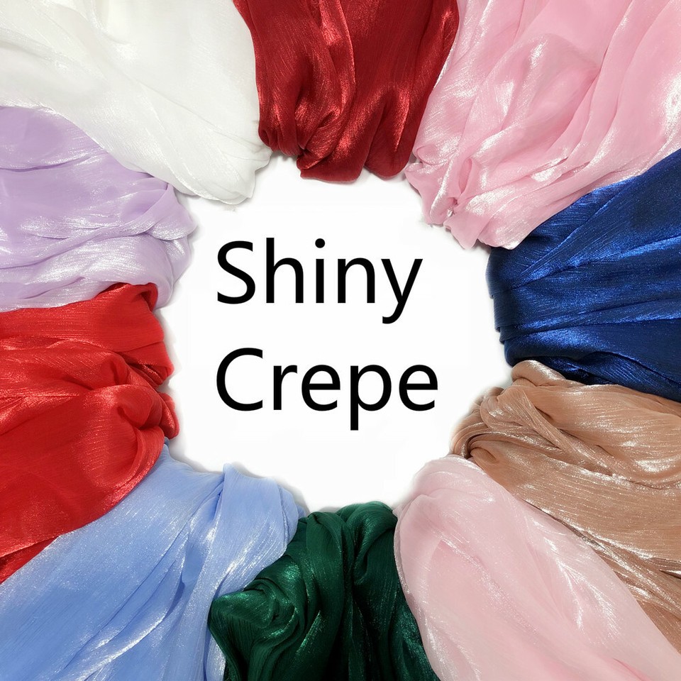 Organza Mesh Fabric Shiny Sewing Craft for Evening Dress Curtain Furniture DIY