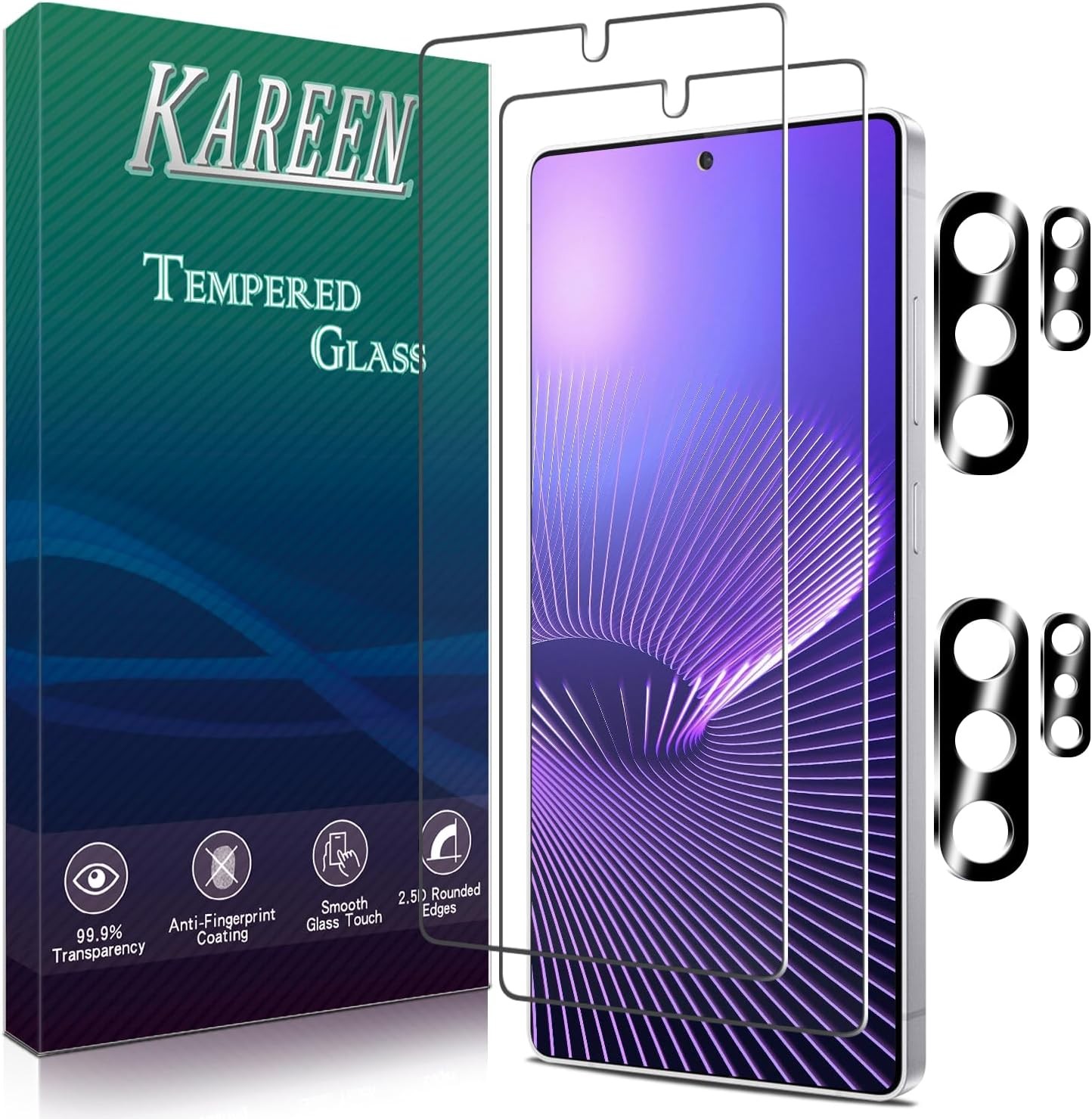 2+2 Pack Screen Protector for Samsung Galaxy S26 Ultra, Anti Scratch & Bubble Fr