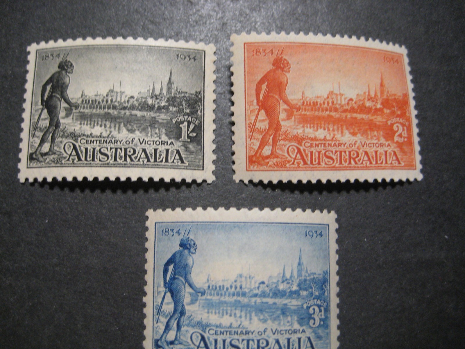 Australia #142a-44a Mint Never Hinged- WDWPhilatelic (N9X)  (3/26)