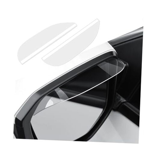 Car Mirror Rain Visor Eyebrow, Vehicle Rear View Mirror Rain Visor Transparent