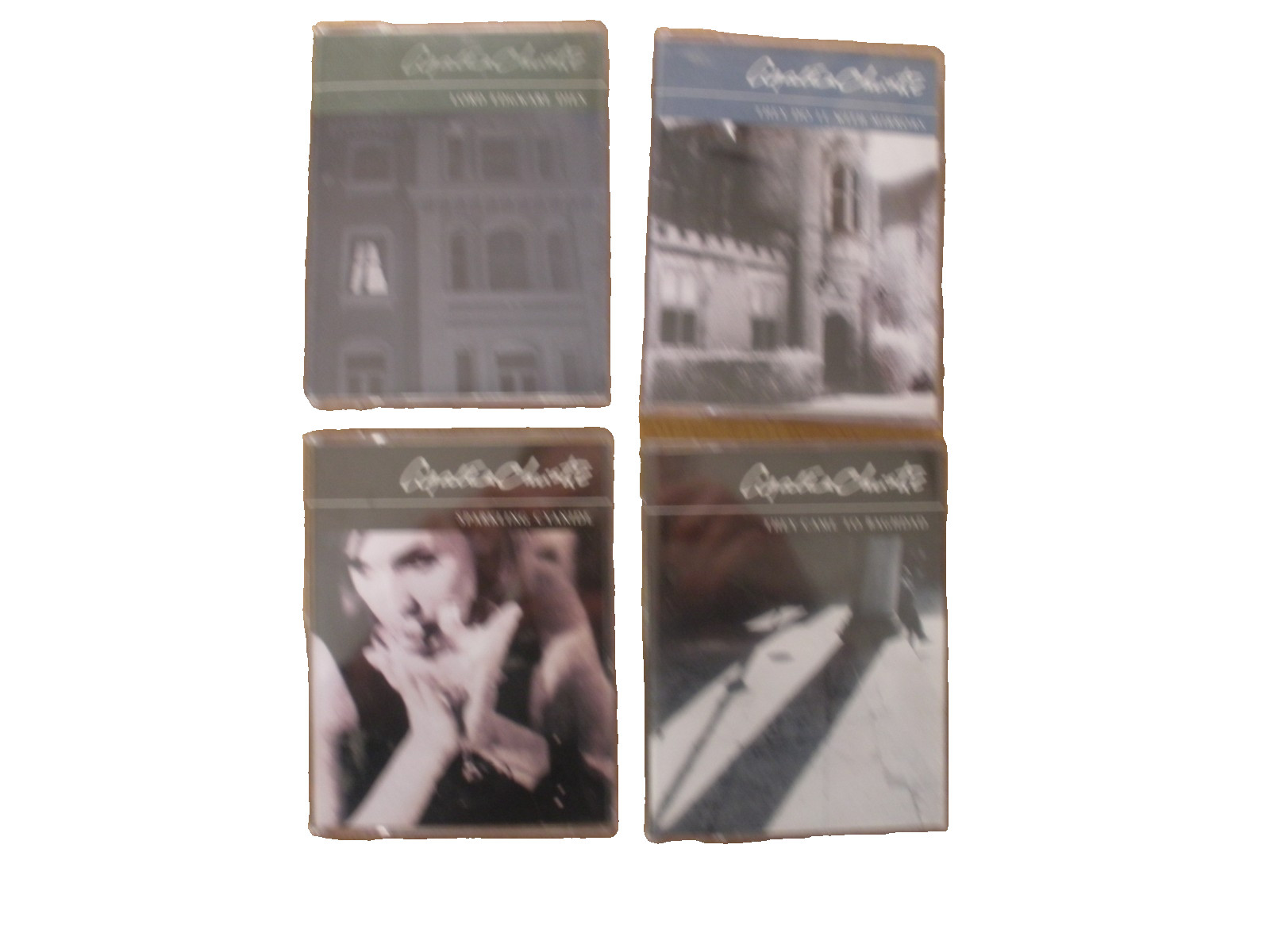 Bundle of four different Agatha Christie double cassette audiobooks