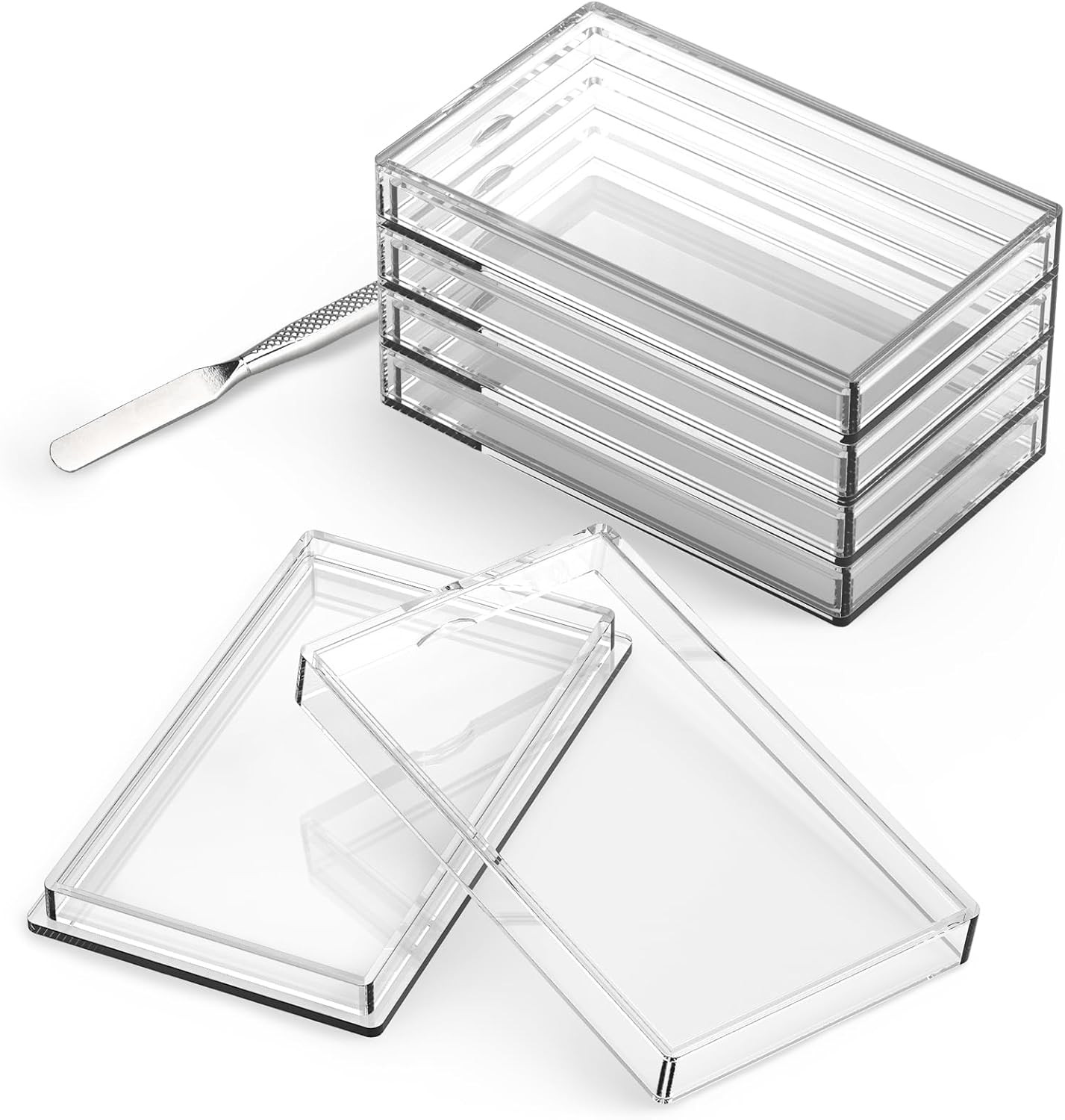 10Oz Silver Bar Holder - 5Pcs Capsule Storage Container for 10 Ounce Bars