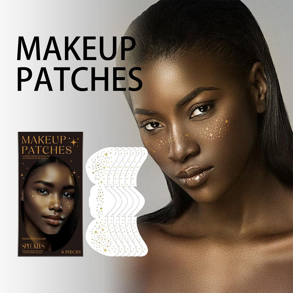 6 Pcs Sexy Fake Freckles Face Tattoo Makeup Stickers Decal Freckle Patch | SCH