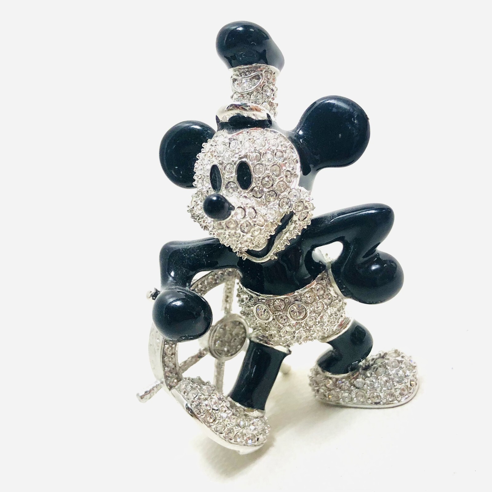 Disney Arribas Bros/Swarovski Steamboat Willie Limited Jeweled Crystal Figurine