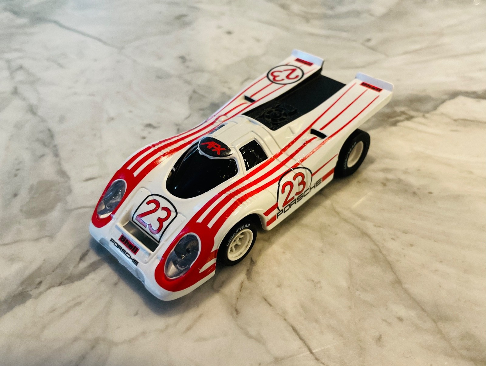 Aurora AFX Porsche 917 #23 Custom Set Car Body
