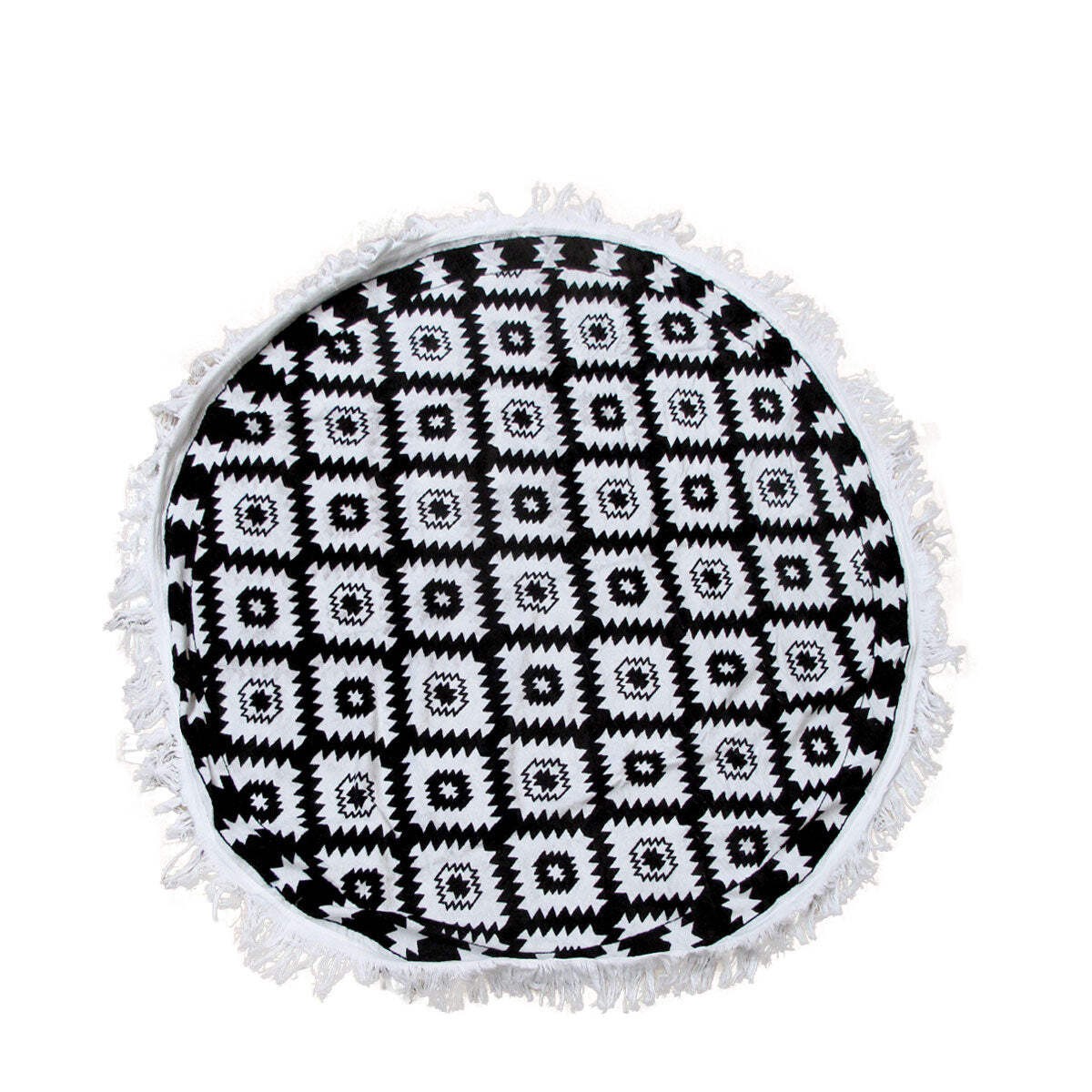 NNEDSZ Aztec 100% Cotton Round Beach Towel