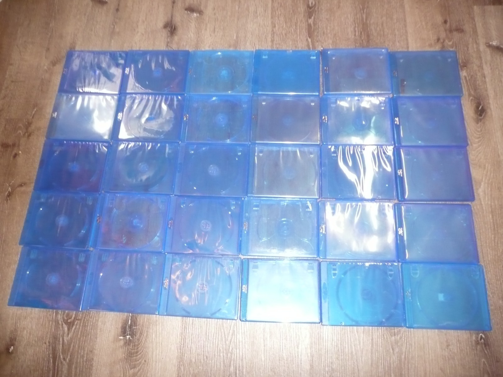 (30) Blu-Ray Empty Replacement Boxes Cases - 15 Single Disc 15 Double