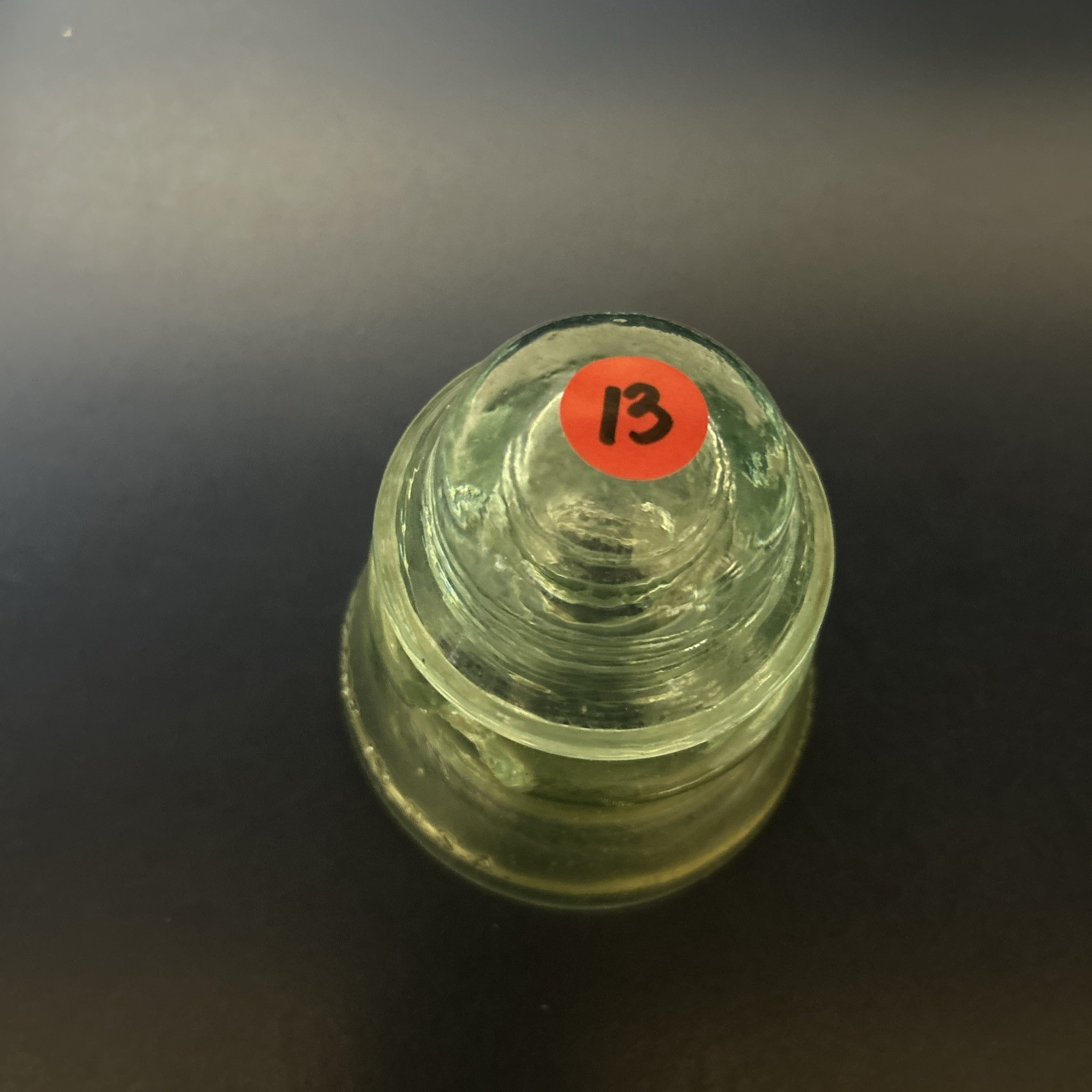 Whitall Tatum Co. No. 1 Glass Insulator Aqua/Light Green