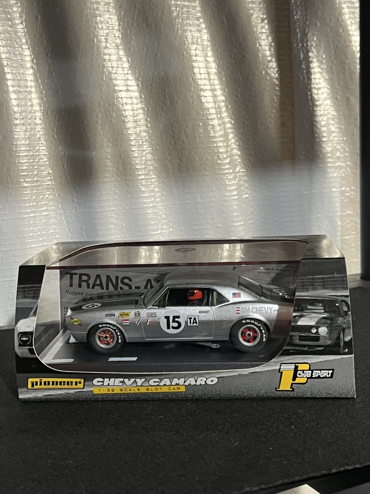 1/32 Pioneer P060 Camaro T/A #15 Silver Edition Slot Car