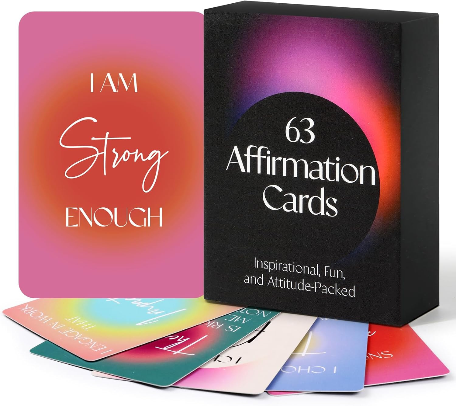 Affirmation Cards for Women, 63 Unique Positive Affirmation Cards, Daily Affirma