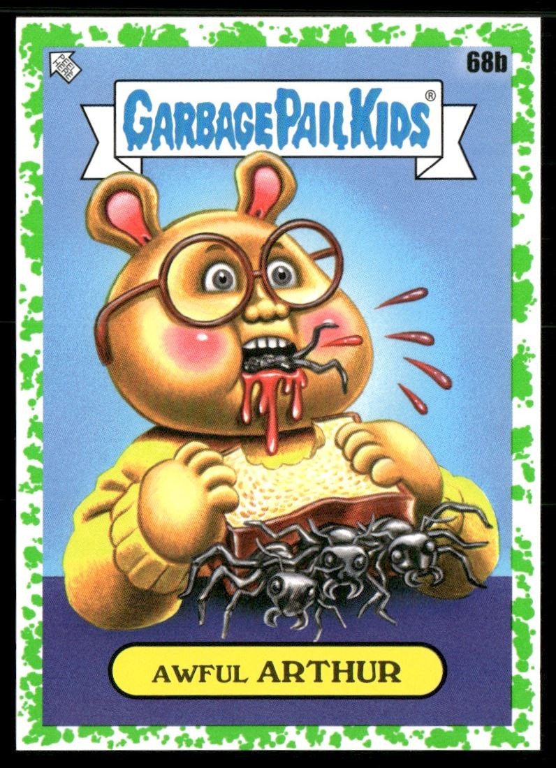 AWFUL ARTHUR 2022 Garbage Pail Kids Booger Green #68B