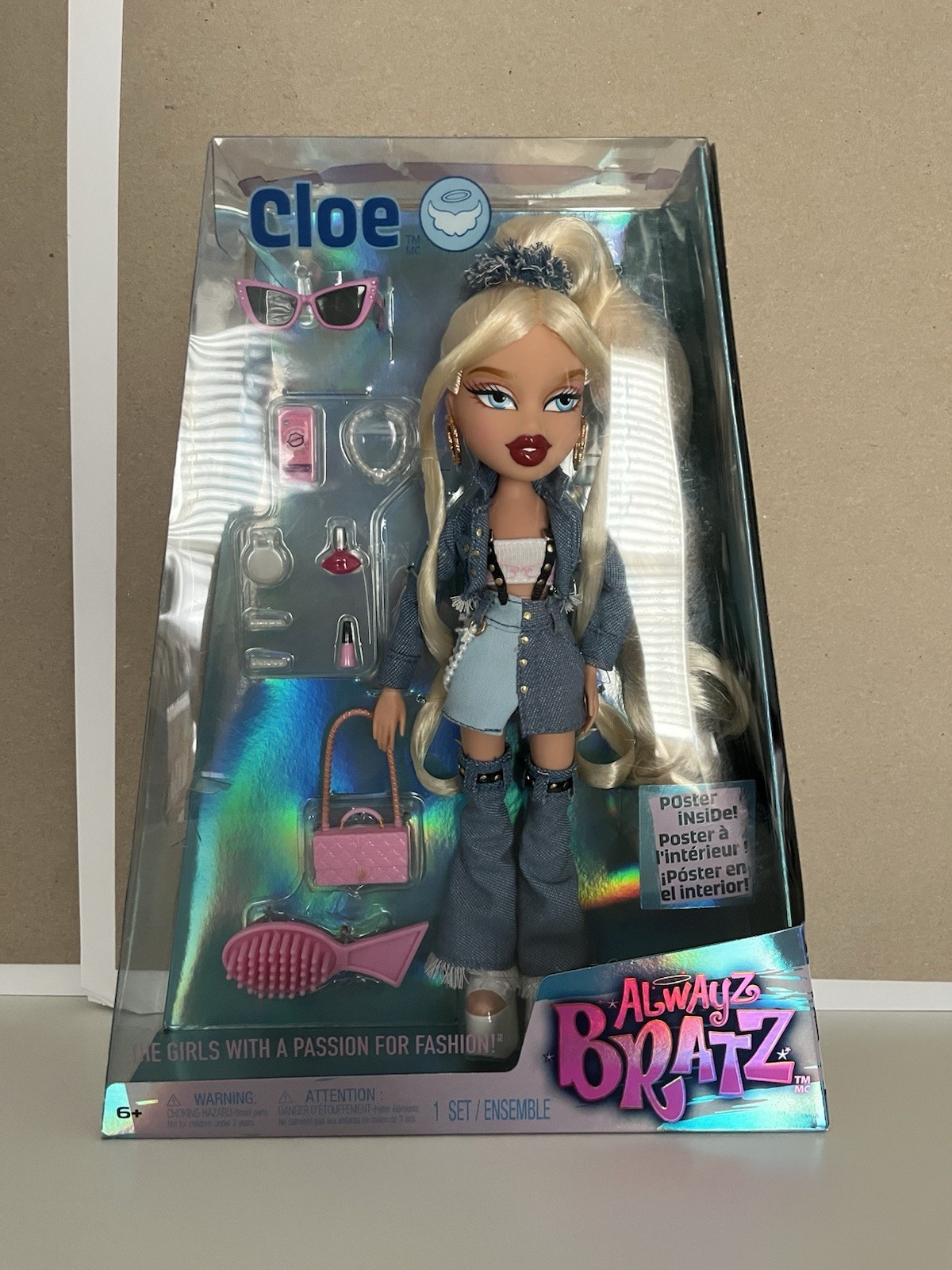 NEW in Box Alwayz Always Bratz Cloe Fashion Doll With Accessories and Poster
