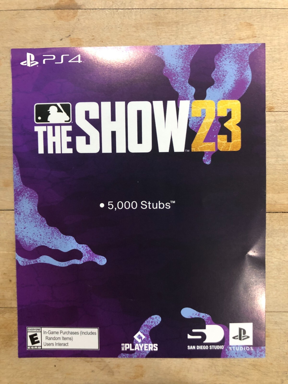 MLB The Show 23 - 5000 Stubs DLC Code PS4 PSN
