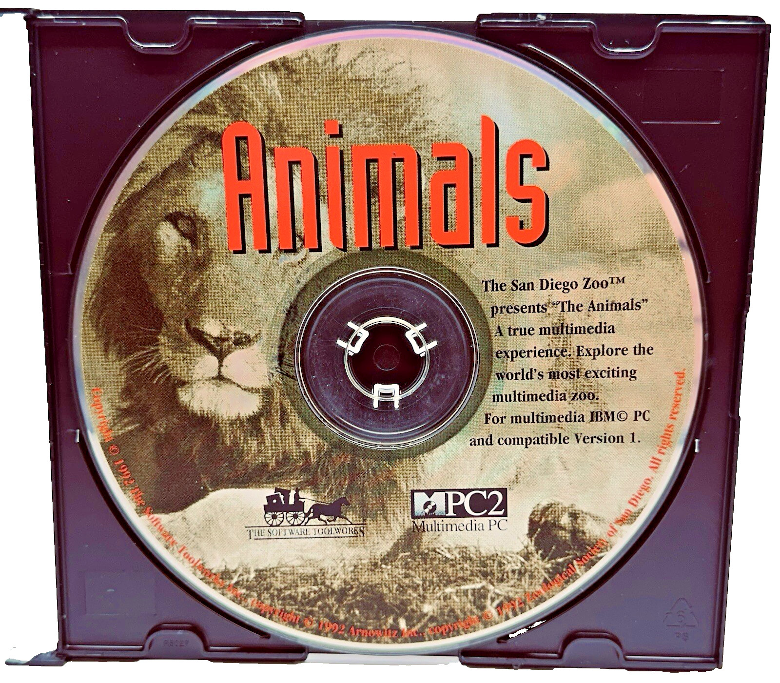 San Diego Zoo Animals of the Wild 1994 PC Software