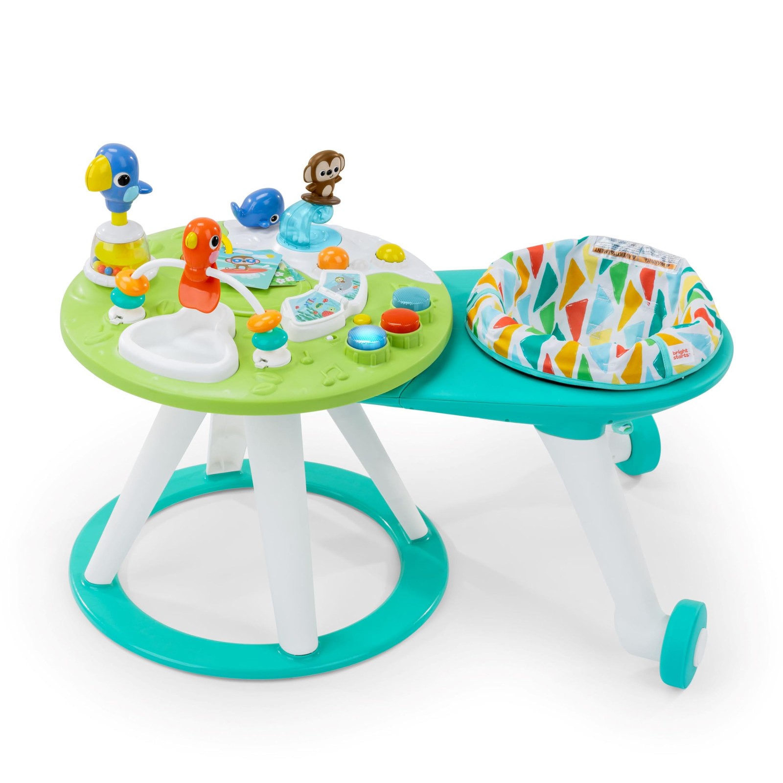 Baby Walker Activity Center Discovery Table Tropic Cool Bright Starts Around