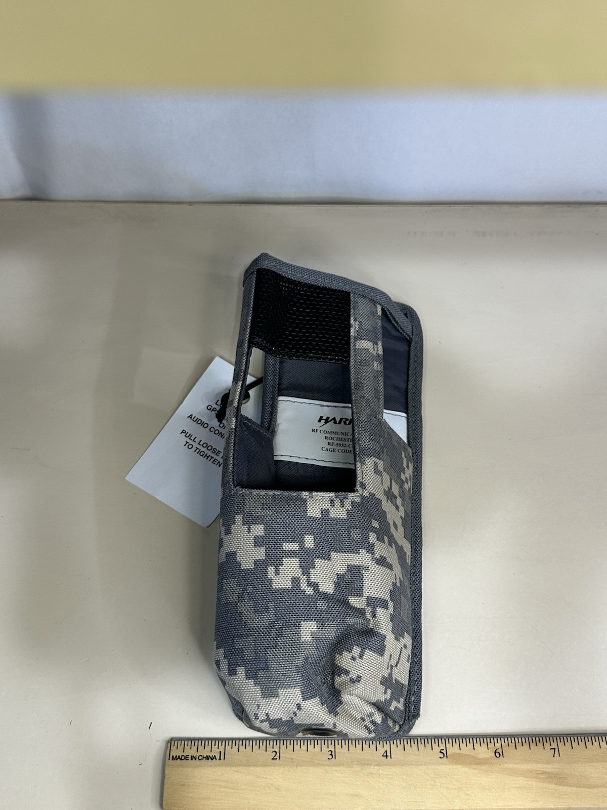 HARRIS RF Military Radio Pouch ACU PRC Series USGI Surplus CAGE 14304