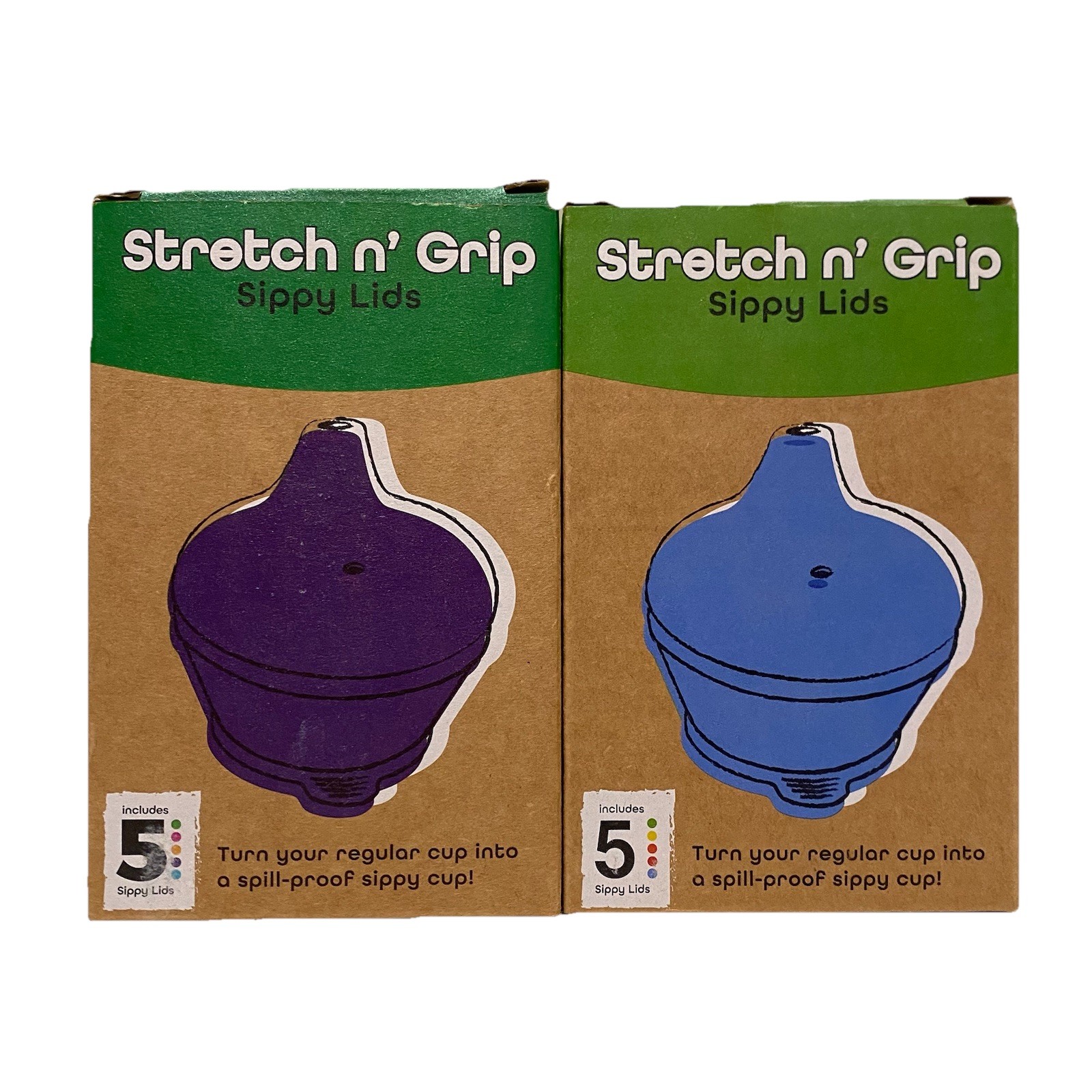 Healthy Sprouts Silicone Sippy Cup Lids BPA Free for Kids 2 Pack (5 In Each)New