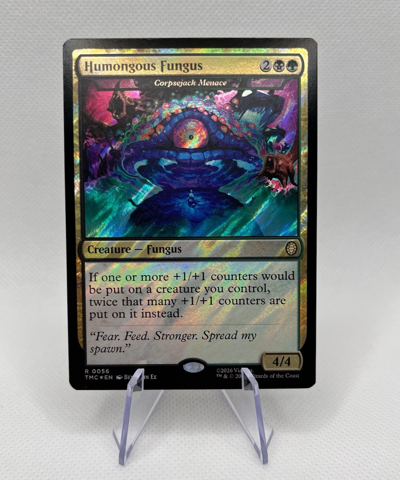 Humongous Fungus - Corpsejack Menace (SURGE FOIL) Commander: TMNT #0056