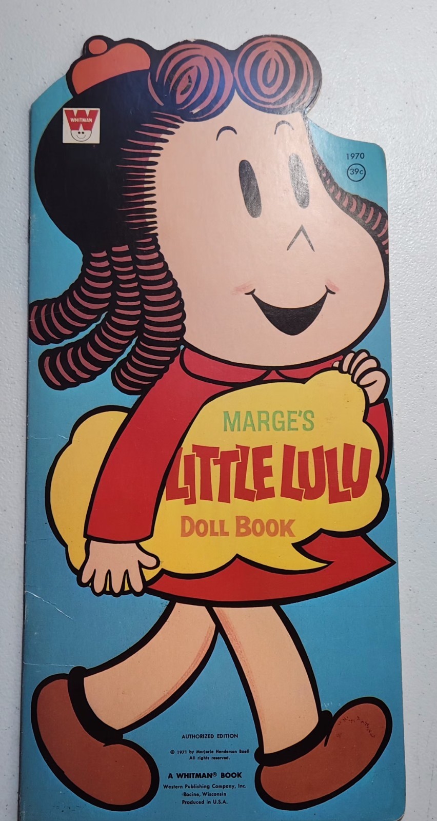 Vintage 1971 Whitman Marge's Little Lulu Doll Book