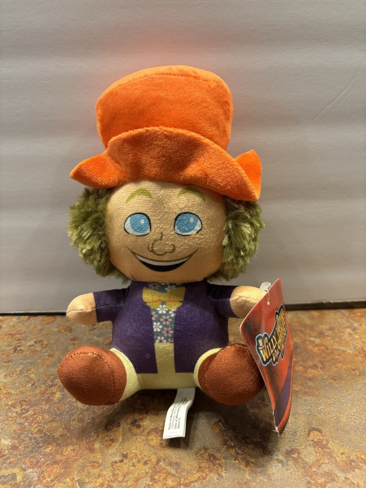 NWT Willy Wonka And The Chocolate Factory 7” Willy Toy Factory Plush Character