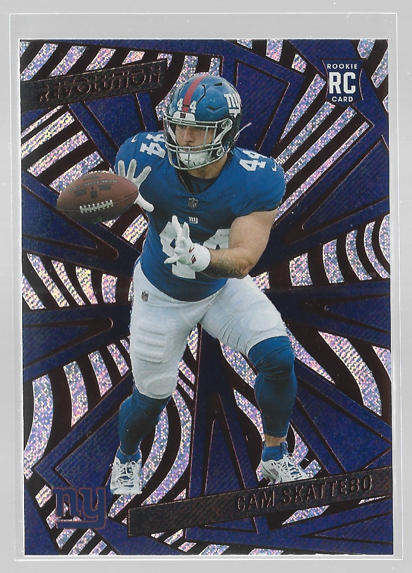 2025 PaninI Revolution Cam Skattebo Rookie Card 🏈New York Giants🏈 (B)