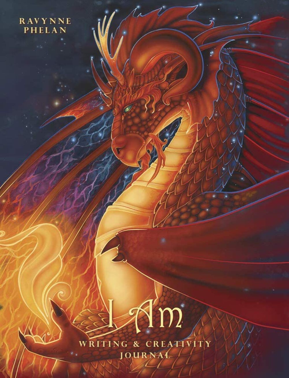 I Am Writing & Creativity Journal Lined Notebook Ravynne Phelan Blue Angel