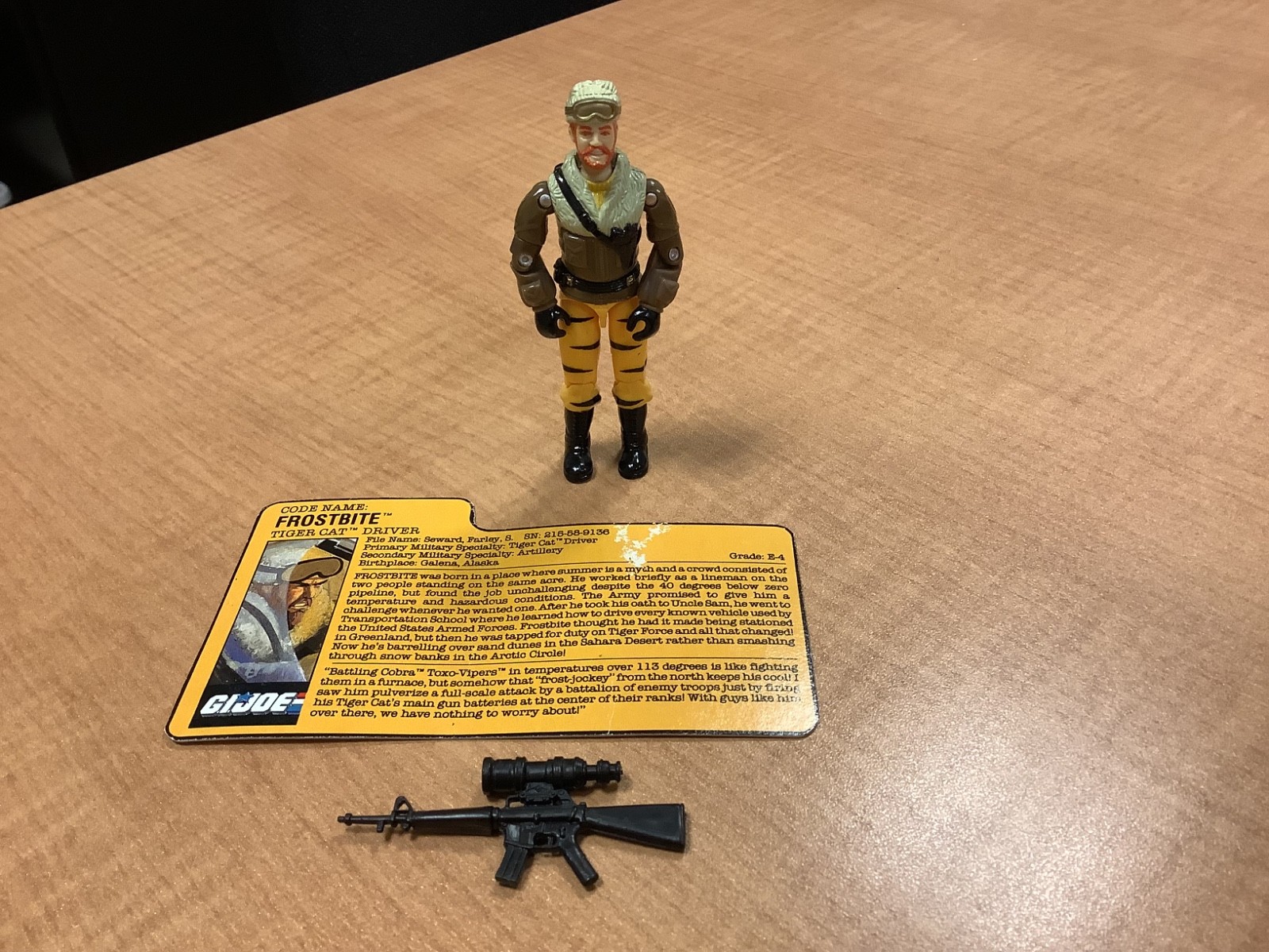 G.I. Joe Tiger Force Frostbite 1988 Complete