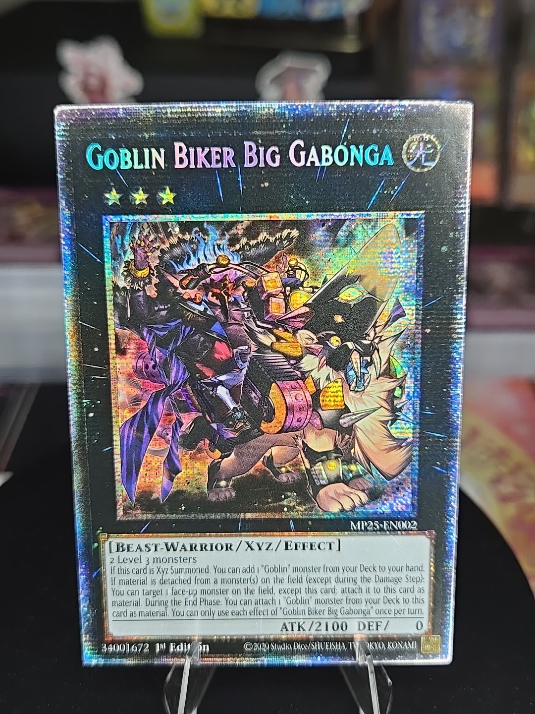 Goblin Biker Big Gabonga 1st Edition Starlight Rare Yu-Gi-Oh! MP25-EN002 NM