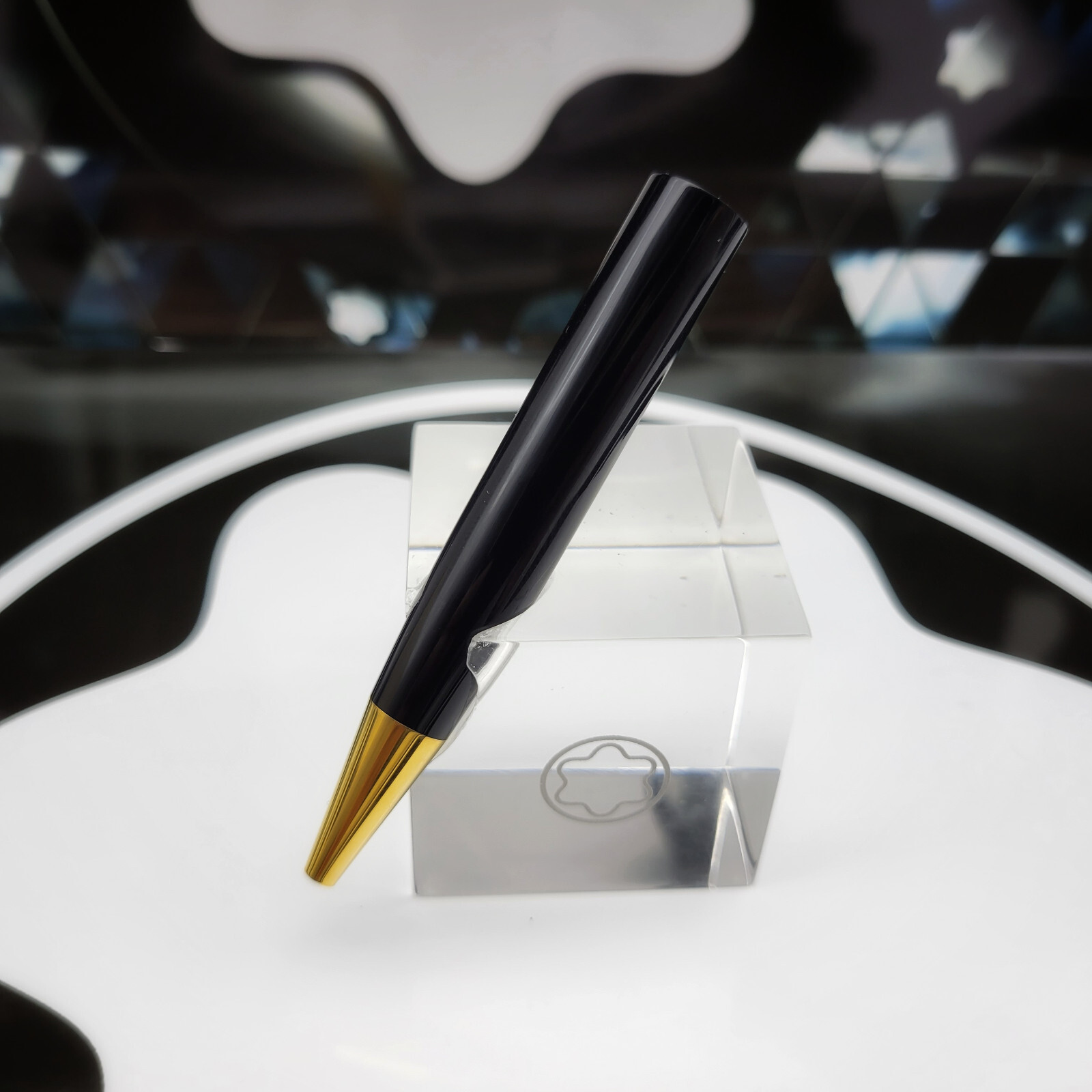 MONTBLANC Meisterstuck 164 Classic Ballpoint Pen Barrel Body Black Gold Part