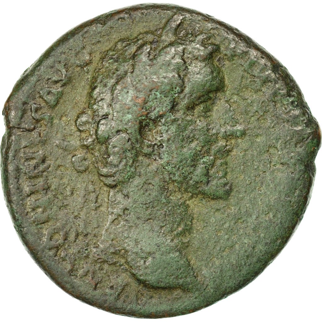 [#509370] Coin, Antoninus Pius, As, 143-144, Rome, VF, Bronze, RIC:733