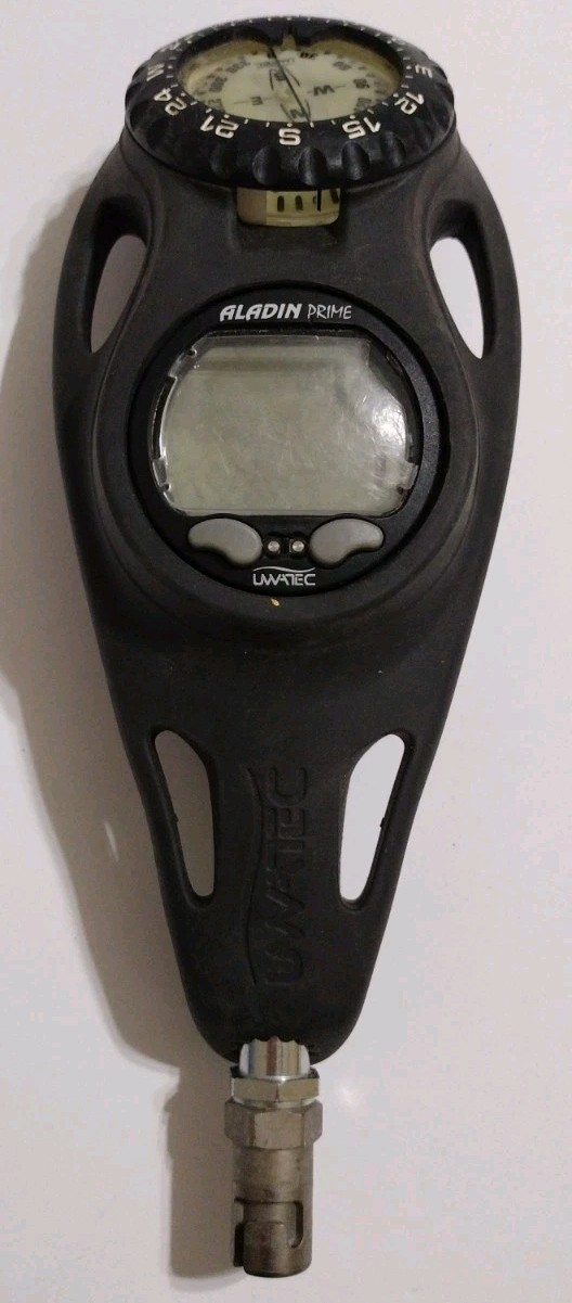 Uwatec Aladin Prime Dive Computer Console w/ SPG and Compass for Scuba Diving