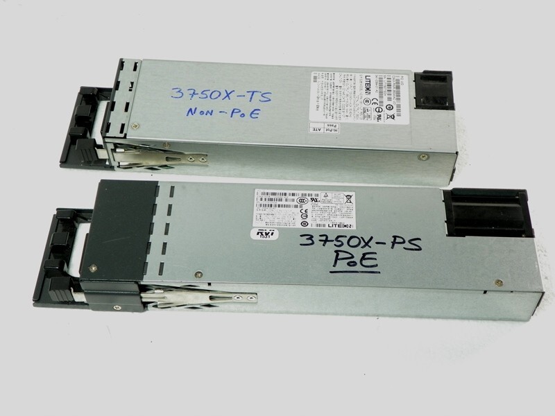 Lot Of 2 Cisco C3KX- PA112 -1-LF & PA-1351-1-LF 56 Volt 6.25 A -19.6 A Tested