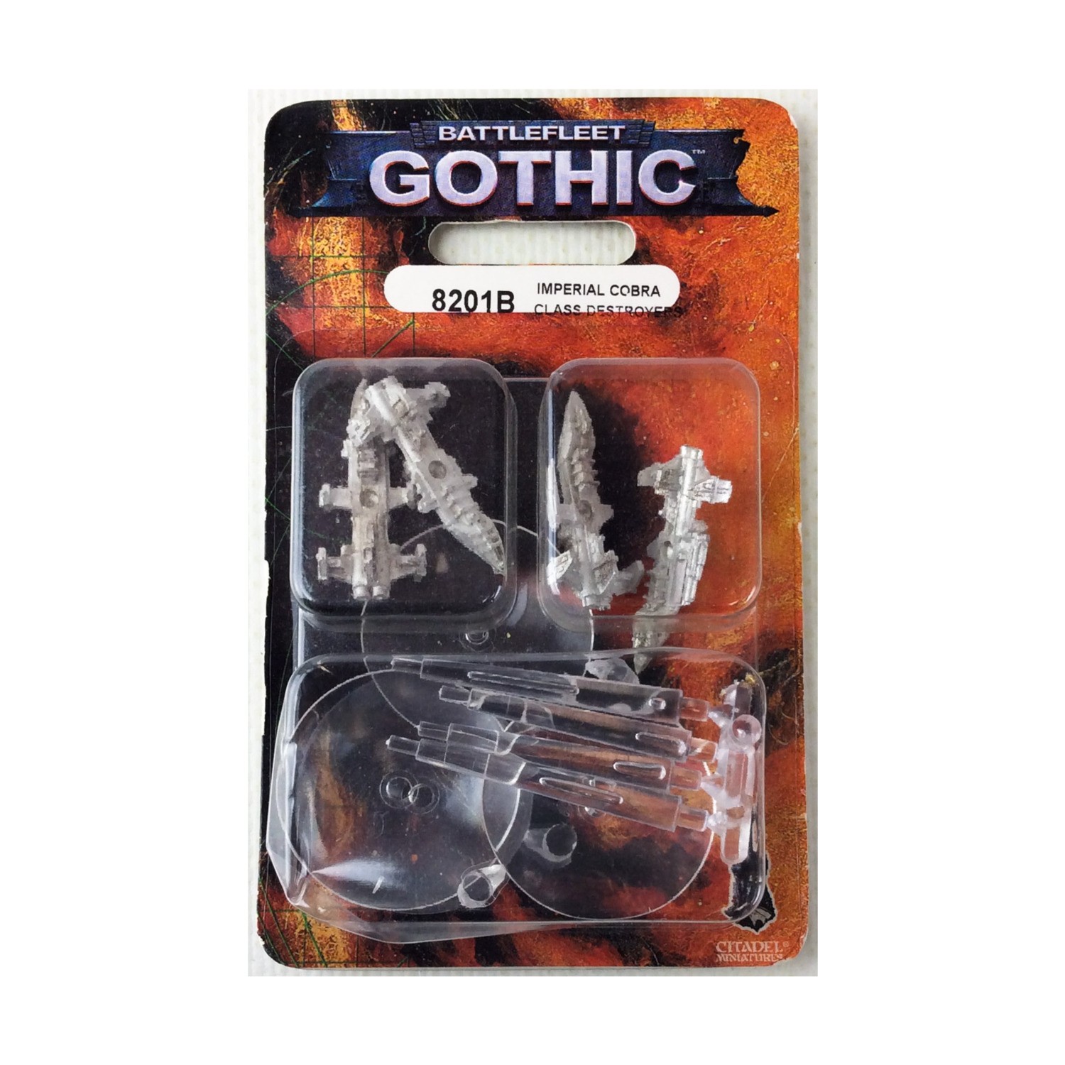 GW Battlefleet Gothic Imperia  Imperial Cobra Class Destroyers (1999 E Pack New
