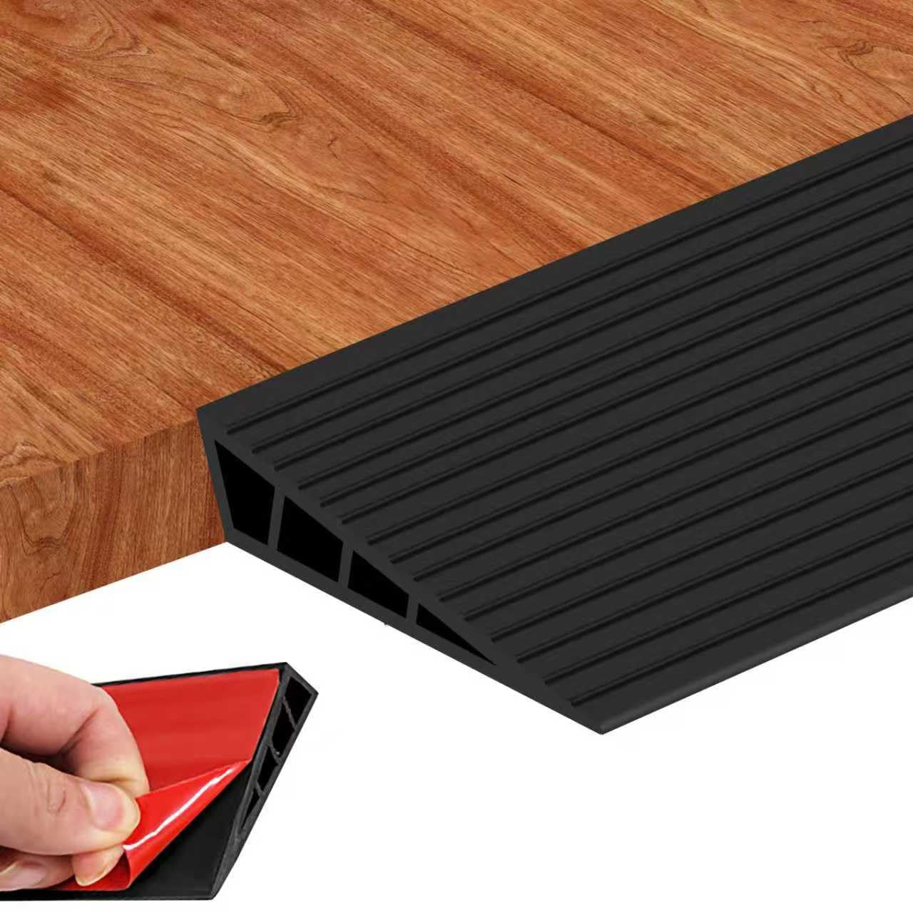 Threshold Ramps for Doorways, Floor Transition Strip Self-Adhesive, Ramp