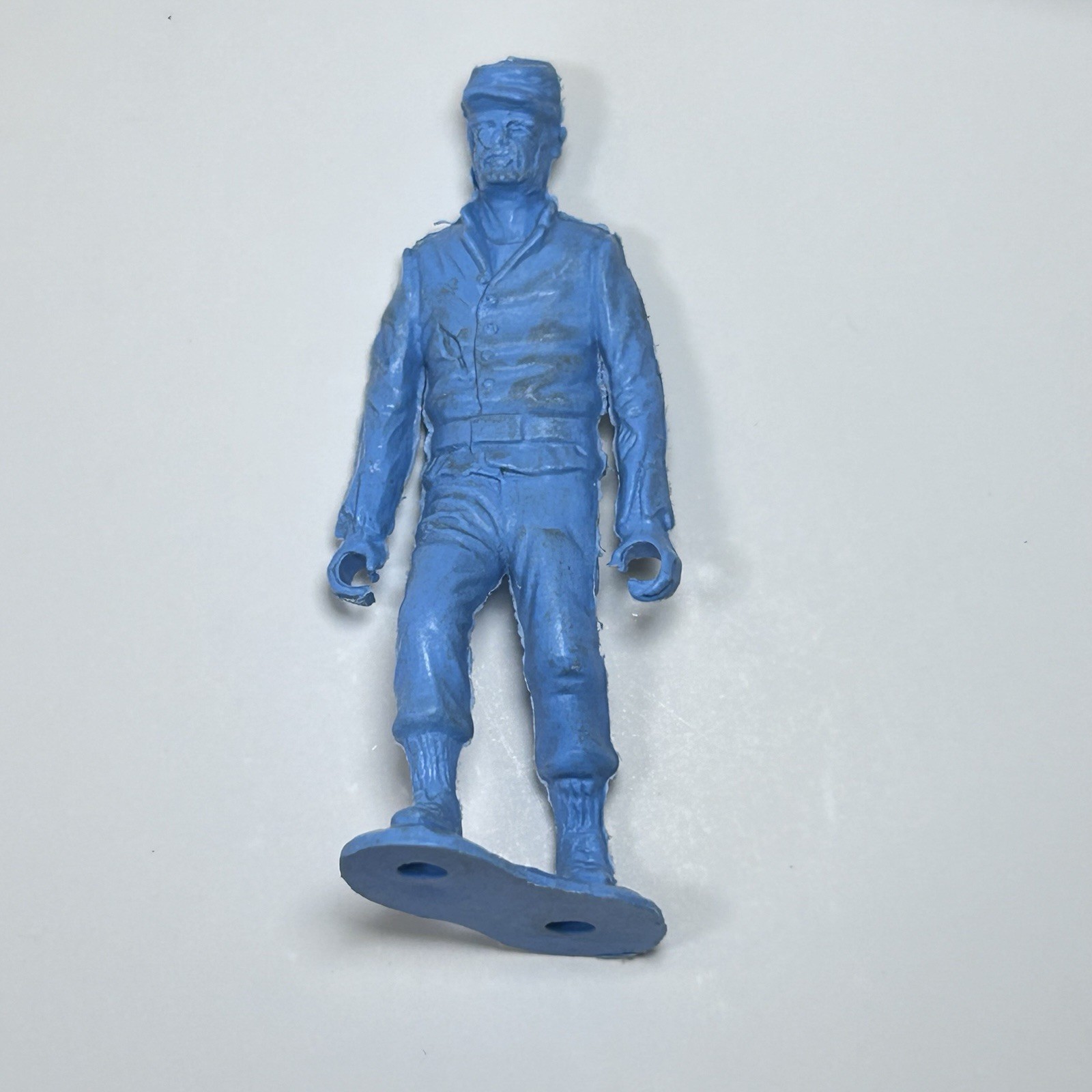 Vintage Marx Battle of Blue & Gray light blue Stretcher Bearer 1960s