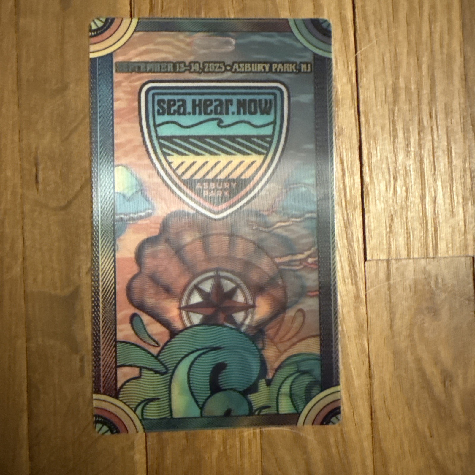 Sea Hear Now Commemorative Ticket Sept 13-14 2025 Asbury Park Hozier Blink-182