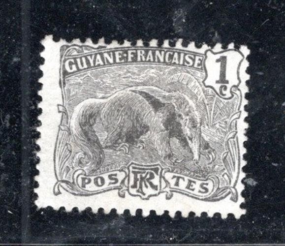 FRANCE FRENCH  GUYANE GUYANA  STAMPS MINT HINGED LOT 62798