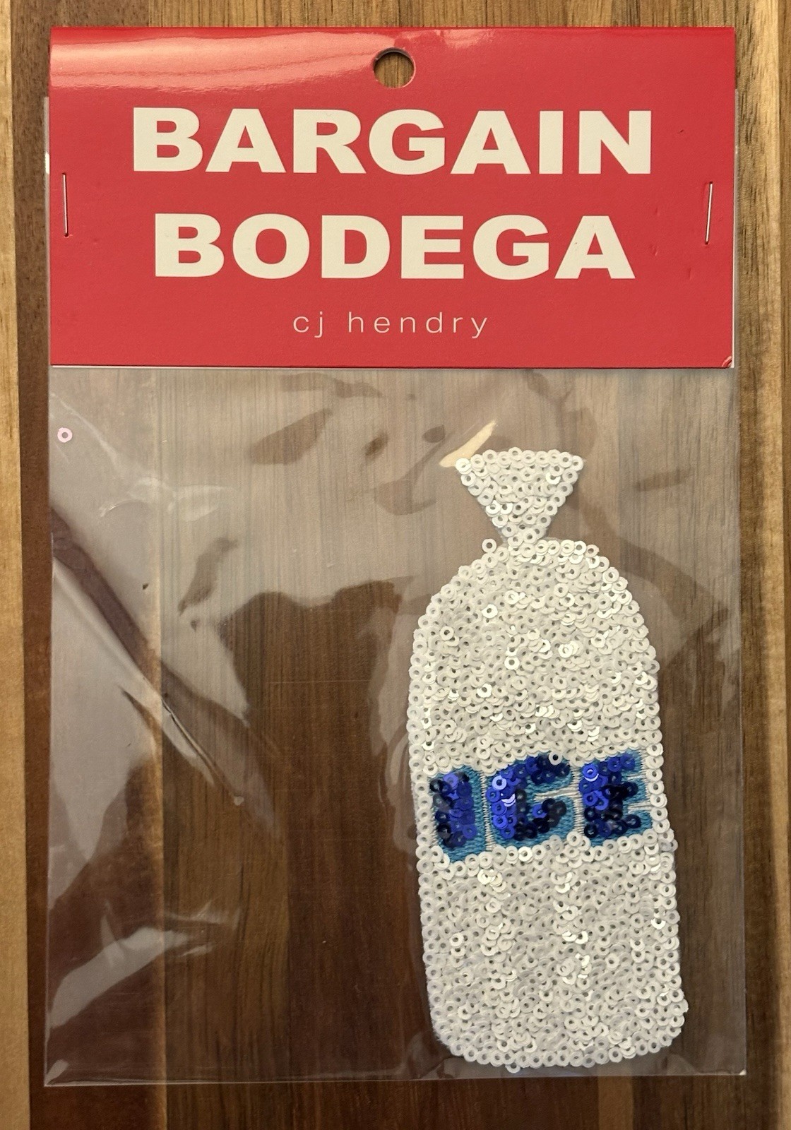 SEALED BRAND NEW Cj Hendry Bargain Bodega LMTD Edition Sequin Patch BAG OF ICE