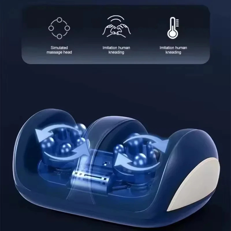 Electric Foot Massage Device Warm Massage Comfortable Healthy Foot Relaxation 