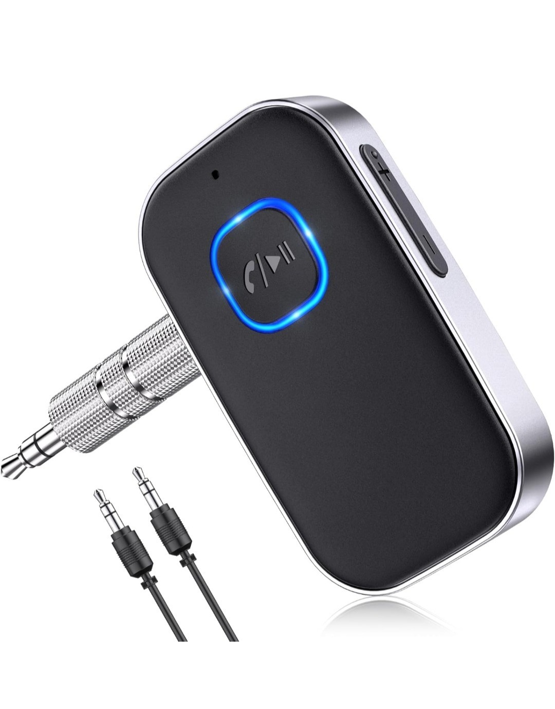 Bluetooth Receiver for Car, Noise Cancelling 3.5mm AUX Bluetooth Car Adapter