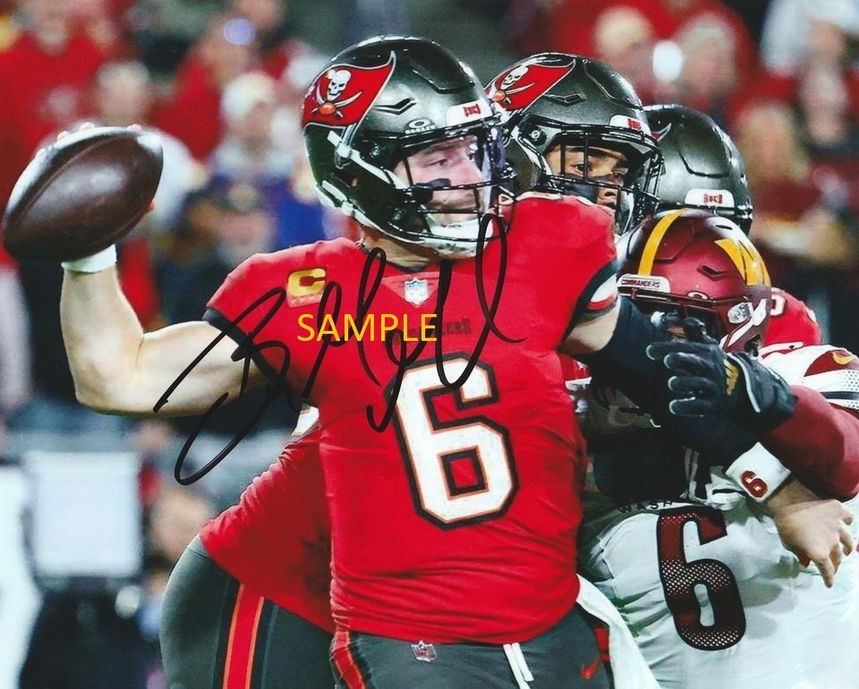 BAKER MAYFIELD #2 REPRINT SIGNED 8X10 PHOTO AUTOGRAPHED GIFT SOONERS BUCCANEERS