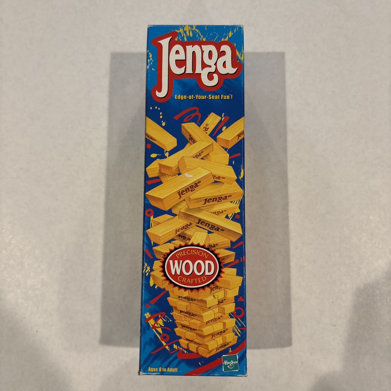 Jenga 2000 Vintage MB Hasbro Hardwood Blocks Game ~ Never Used