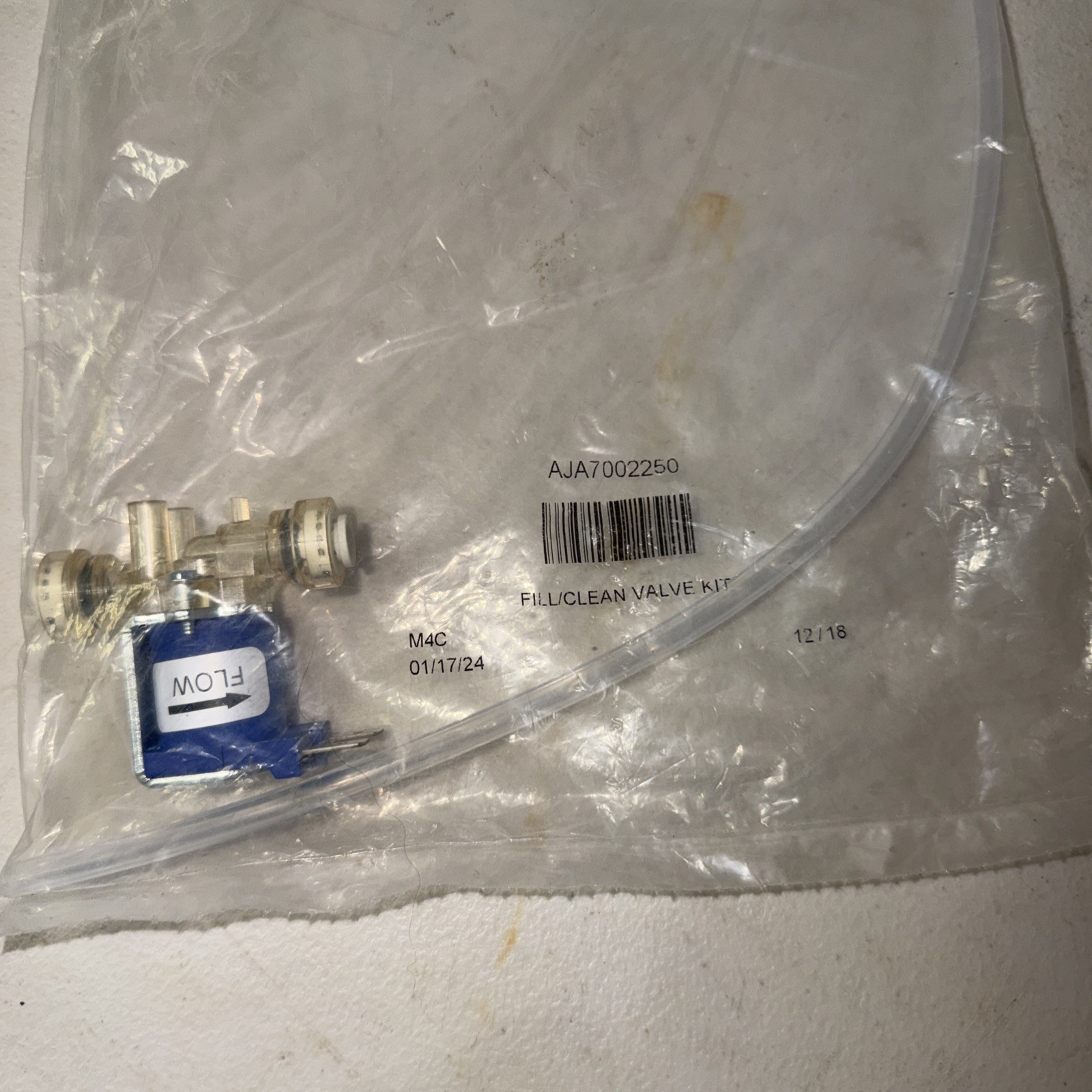 Antunes Fill/Clean Valve Kit 7002250 - Genuine OEM Replacement Part