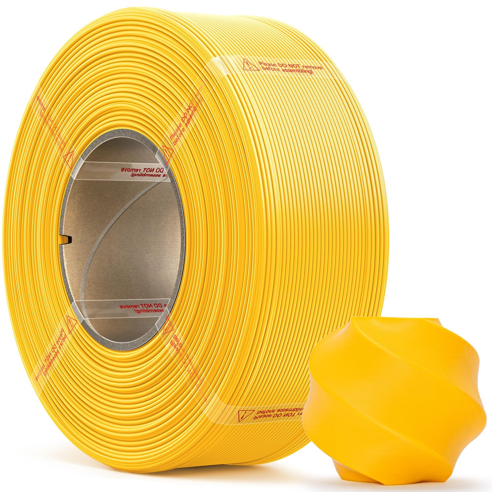 3D Printing Filament 1kg Spool Less Pre Dried PLA Dark Yellow MarsWork Basic