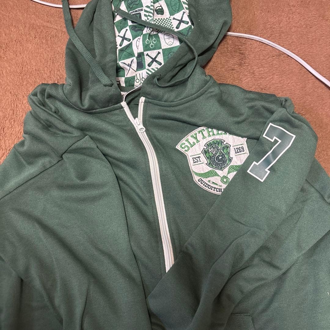 Harry Potter Quidditch Hoodie Slytherin Unisex M Polyester