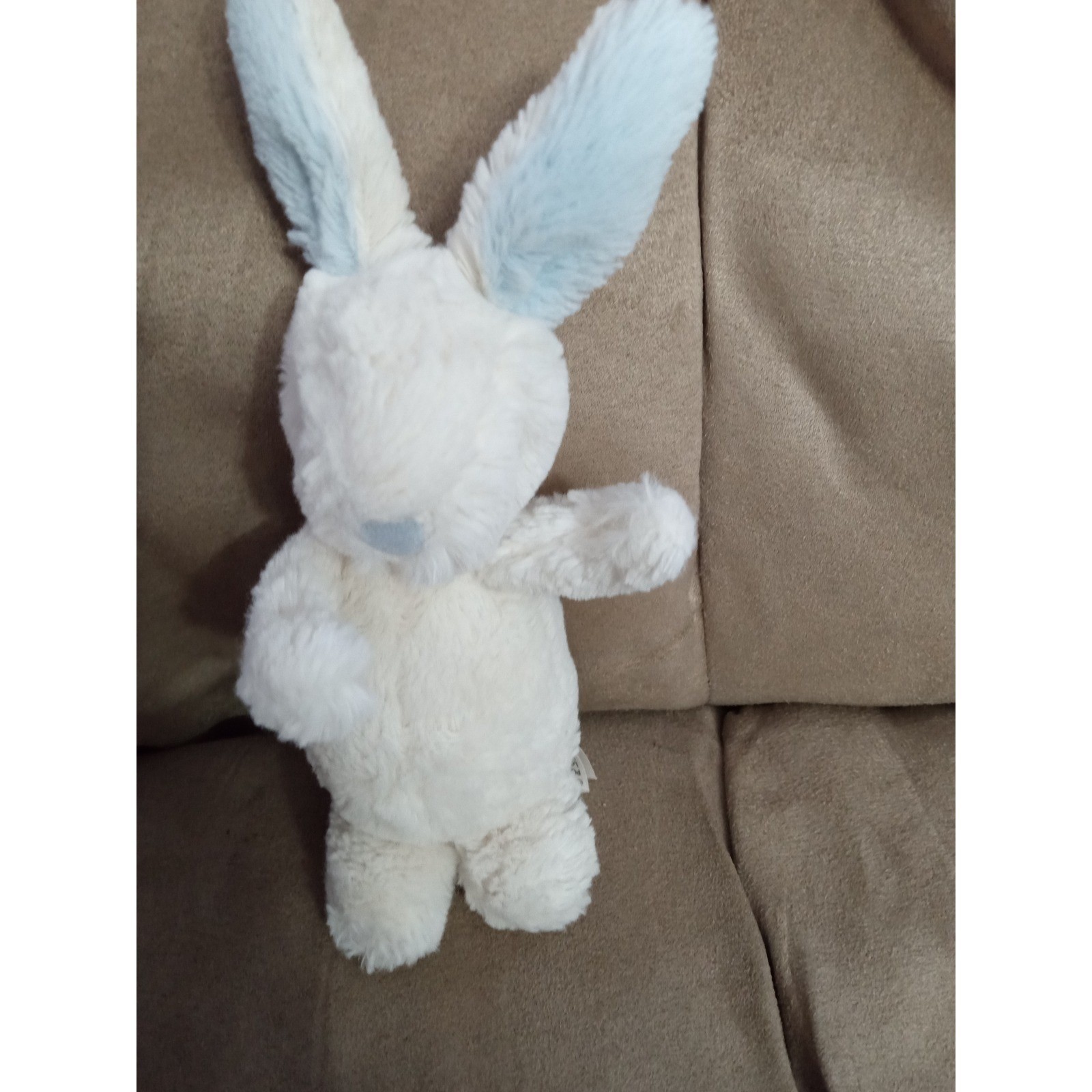 Little Jellycat Retired Bobtailed Plush Bunny Rattle JCINC2428SH