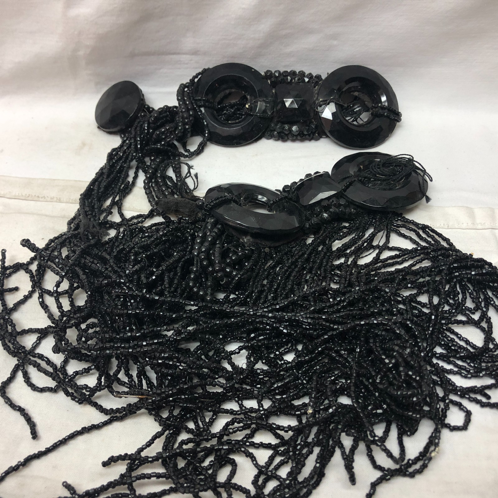 Vintage Glass Beads Blacks
